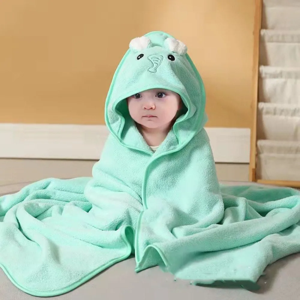 Gifts Cartoon Animal Baby Bath Towels Soft Cartoon Baby Swaddle Newborn Hooded Towel Kids Bathrobe Warm Sleeping Swaddle Wrap