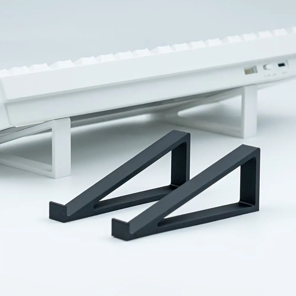 Suporte Elevado Portátil para Teclado (1 Par) - Acessório Plástico para Elevar e Inclinado o Teclado do Computador e Suporte para Monitor