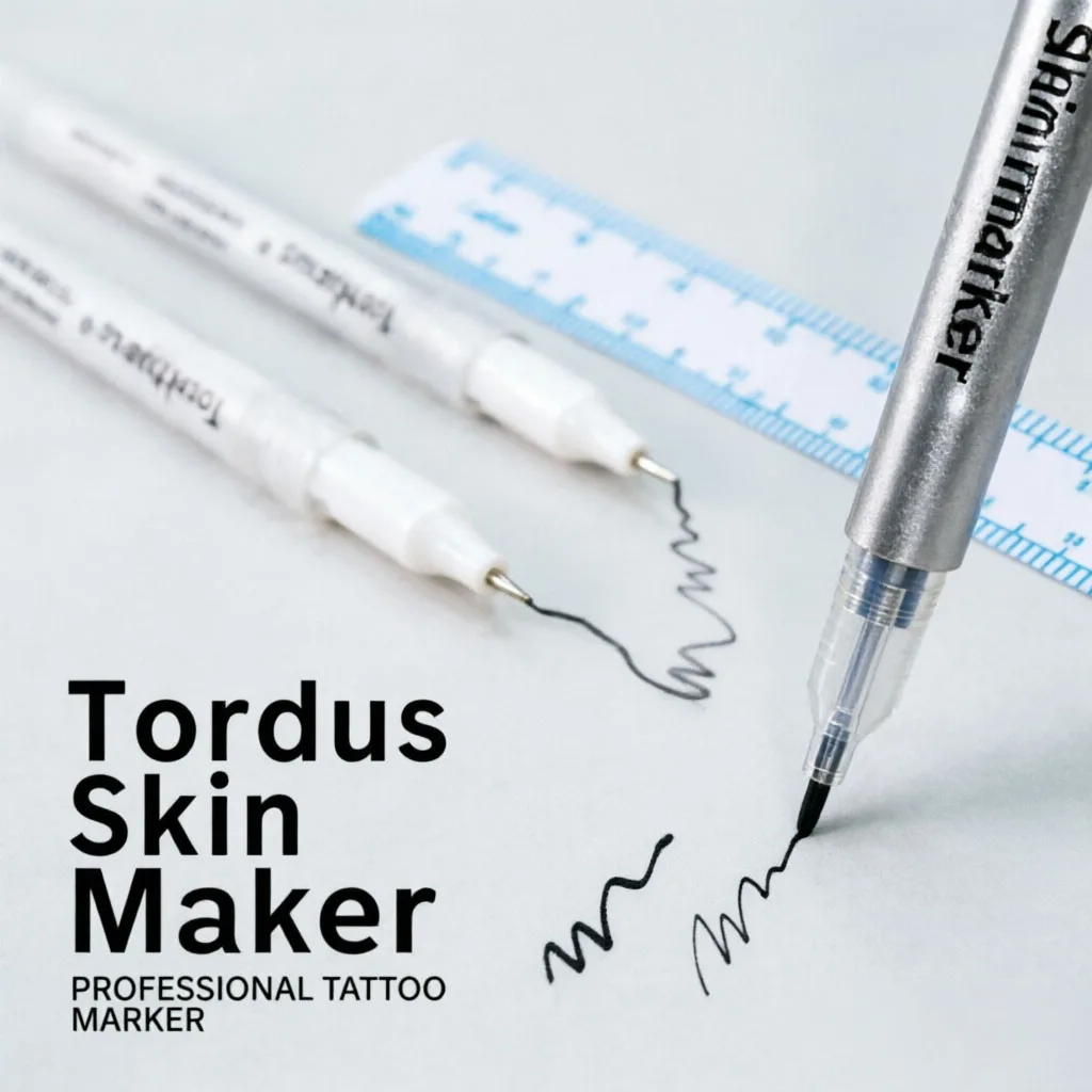 0.5mm 1mm Marker Pen Purple Tattoo Positioning Pen Haina Tattoo Painting Tool Suitable for Beginners Professional Tattoo Artists
