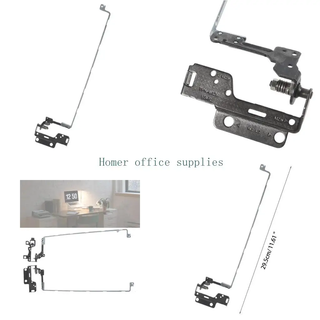 

K43B L+R LCD Display Hinges for HP 17-BS 17-AK 17-BR Series 926482-001 933291-001 Laptop Screen Hinge Replacement