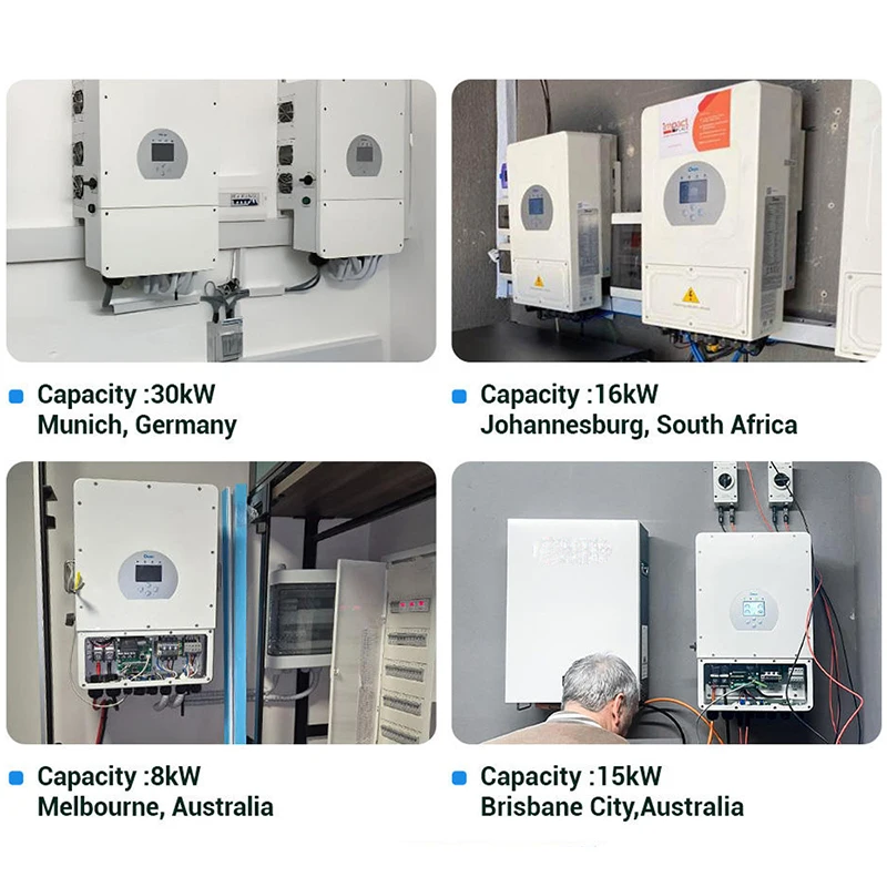 Obrázek 5: Deye 12KW 14KW 16KW 18KW po jednom fáze hybridizace invertor zakončit solární systém balíček s 51.2V 300ah lifepo4 baterie domácí energie