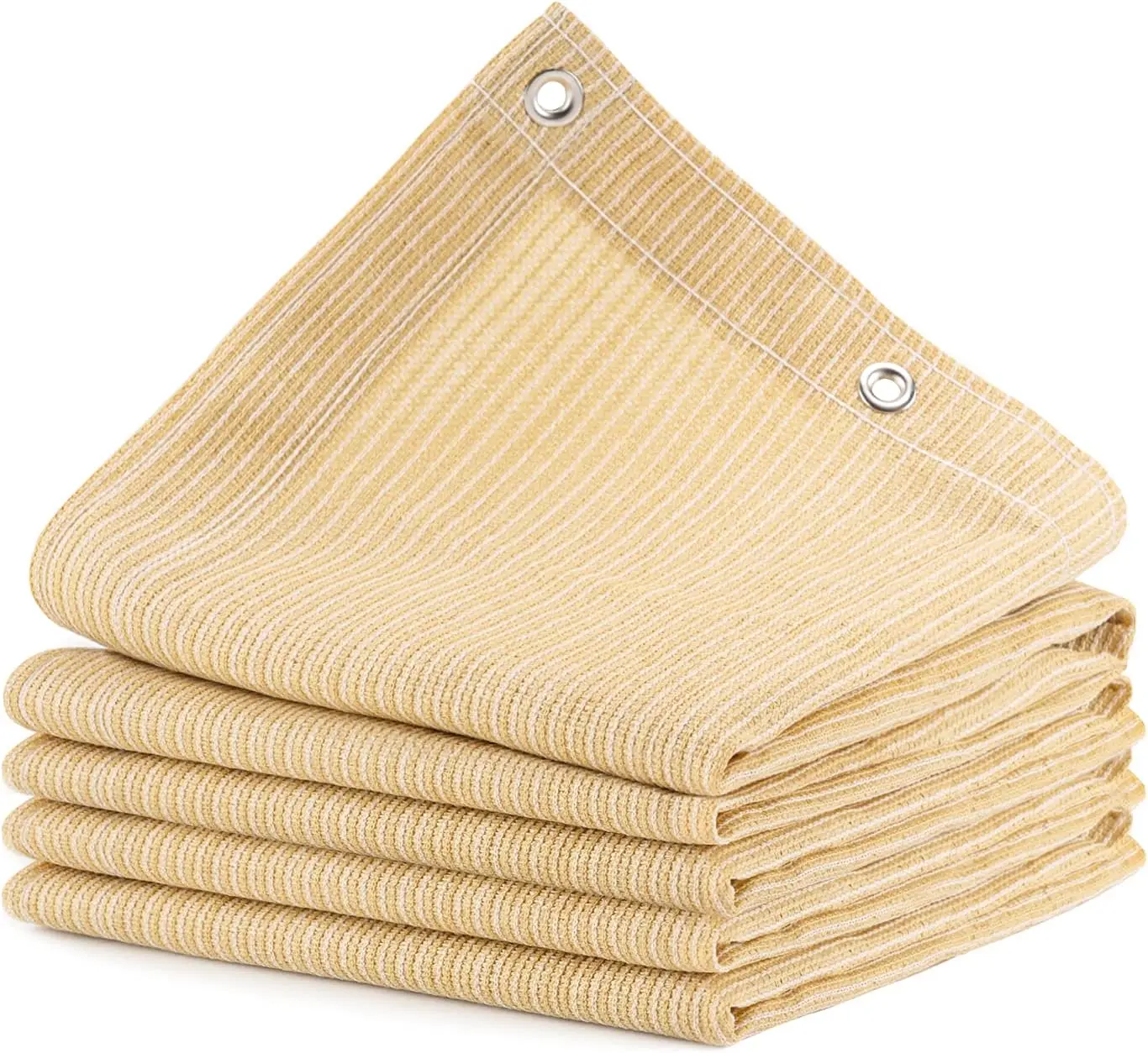 90% UV Shade Cloth 8x20ft for Pergola Patio, Heat-Resistant HDPE with Grommets