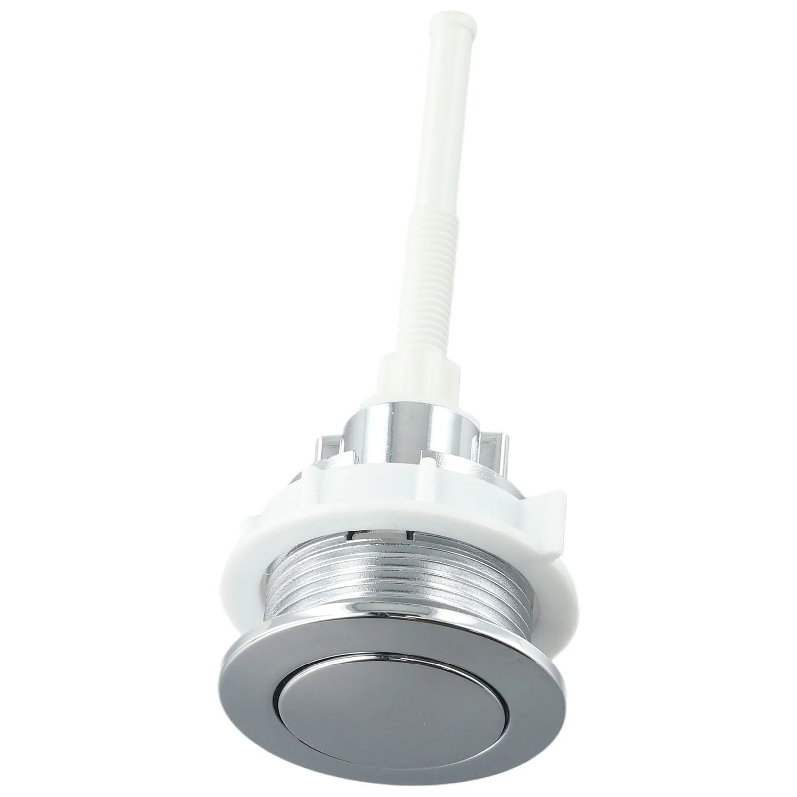 

Ванные комнаты, общественные места и другие объекты. Кнопка для унитаза, серебристая, из АБС-пластика, 14,5*4,6*4,6 см, сменная