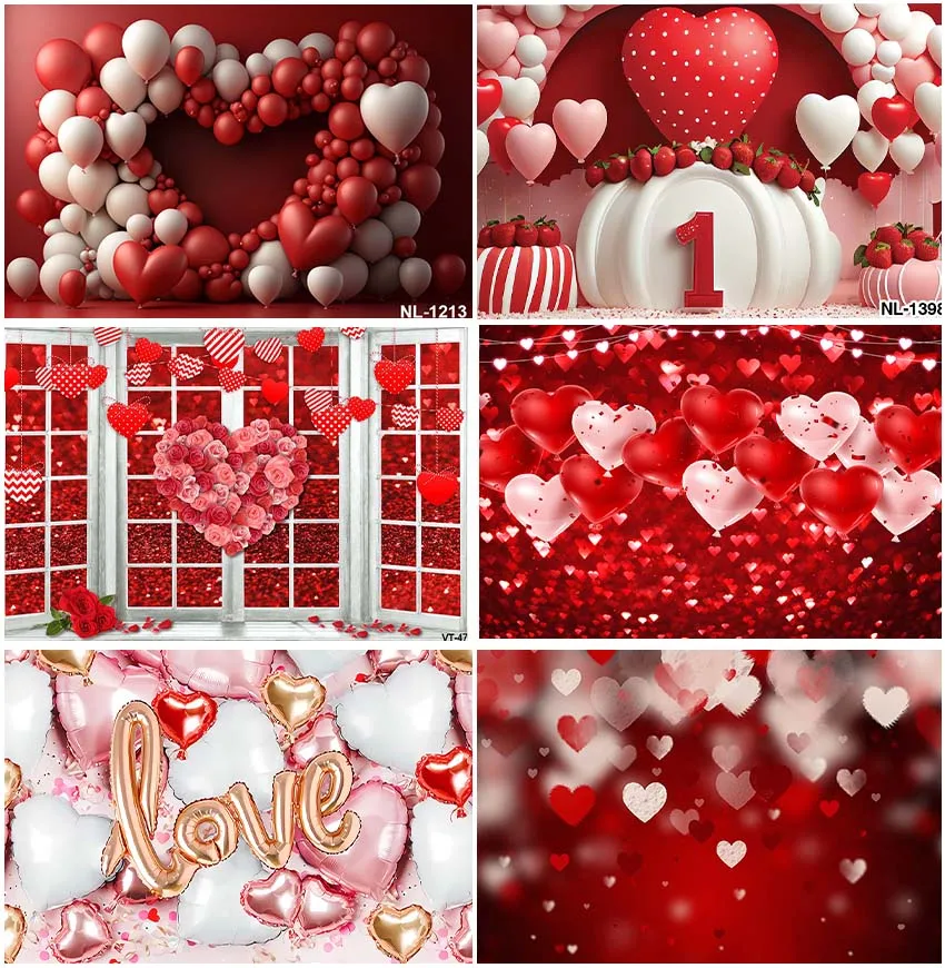 

Background Red Roses Floral Window Photography Valentines Day Cake Smash 1st Birthday Party Bokeh Glitter Light Wedding Backdrop