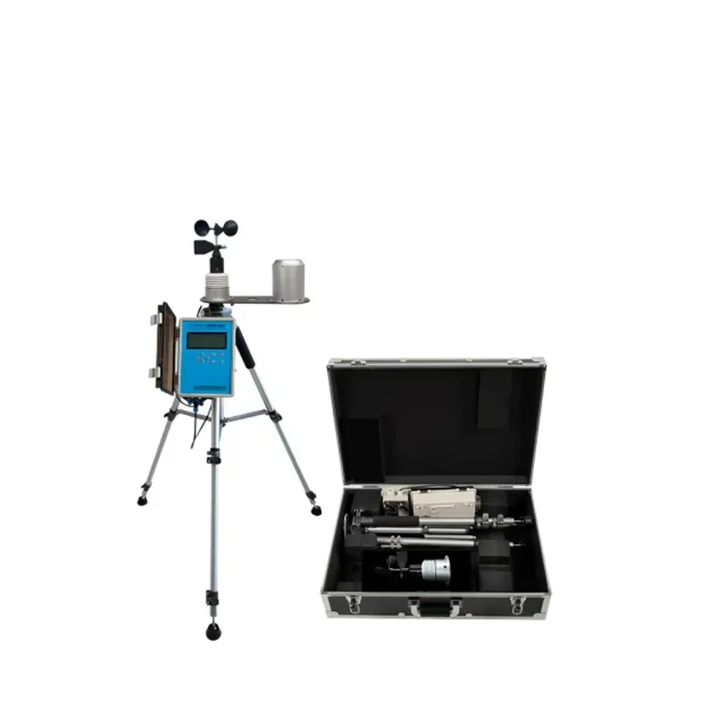 

AWS006A02 Portable Wireless Weather Station for Environmental Monitoring LCD Temperature & Humidity Anemometer Sensors Forestry