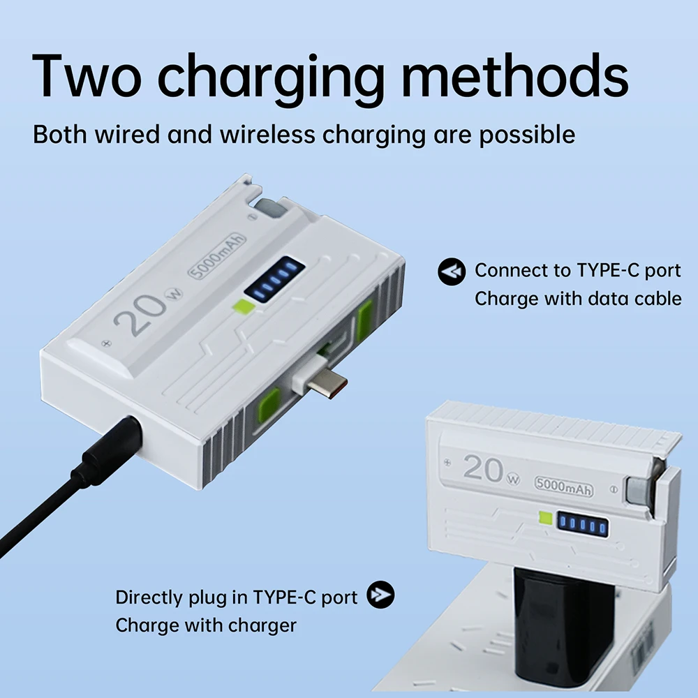 1*21700 Battery Box DIY Kit Battery Charger Case DIY Power Bank Box 20W Fast Charging For Phone Charging Not Including Batteries