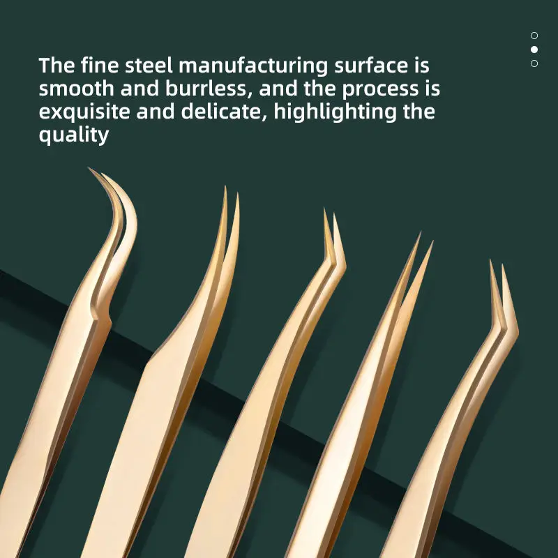 المهنية ملاقط رمش لاش تمديد الملقط تمديد الملقط الذهبي لاش الملقط مجموعة العلاج الحراري ملاقط رمش