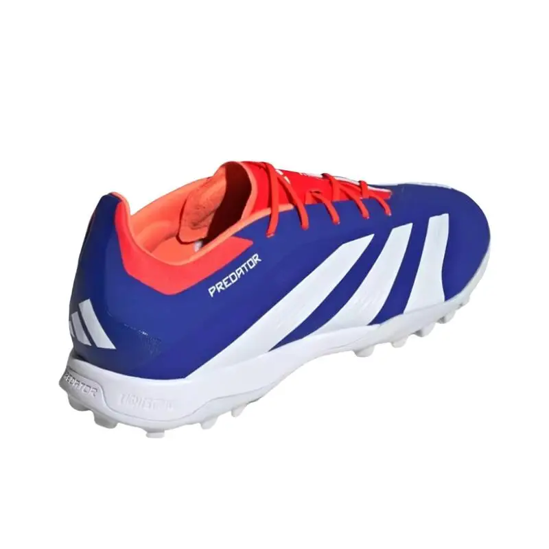 Adidas PREDATOR ELITE Versatile Snug Slip-Resistant Anti-Friction Practice Men's Soccer Shoes Blue IF6372