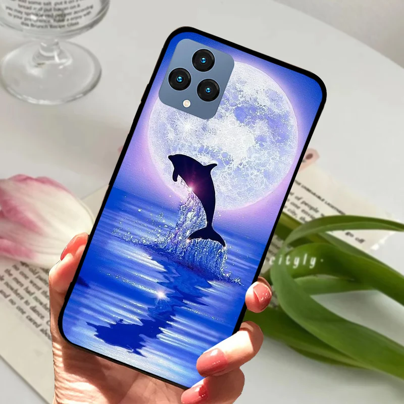Cute Case For T-Mobile REVVL 6 Capa T Phone 5G TMAF025G Soft Silicone TPU Phone Back Cover For T-Mobile REVVL 6x Bumper Fundas