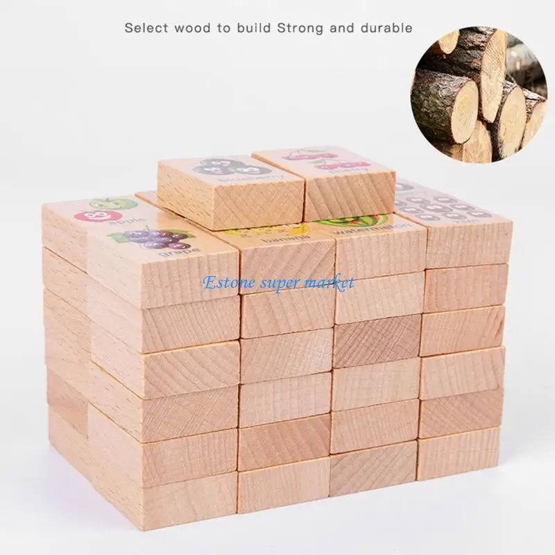 090B Matching Puzzle Toy Wooden Board Game Math Educational Toy Kids Hand-Eye Coordination Developmental Activity Toy
