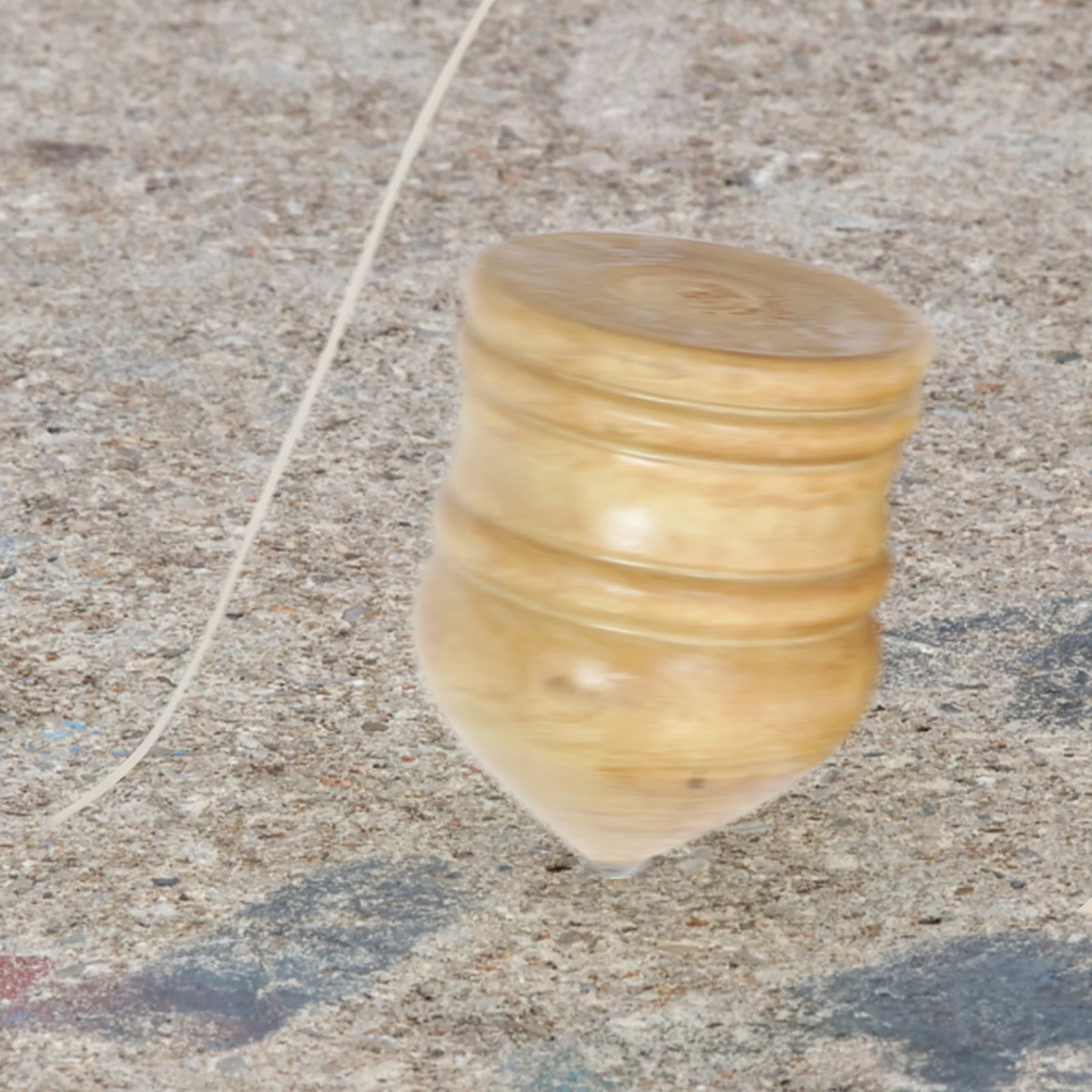 

2 Sets Outdoor Toys for Kids Solid Wood Spiral Gyro Wooden Traditional Beige Adult Fitness Elderly