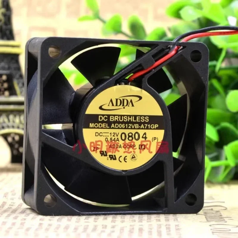 Original CPU Fan For ADDA AD0612VB-A71GP 12v 0.54A 6025 6CM Chassis Fan 60X60X25mm