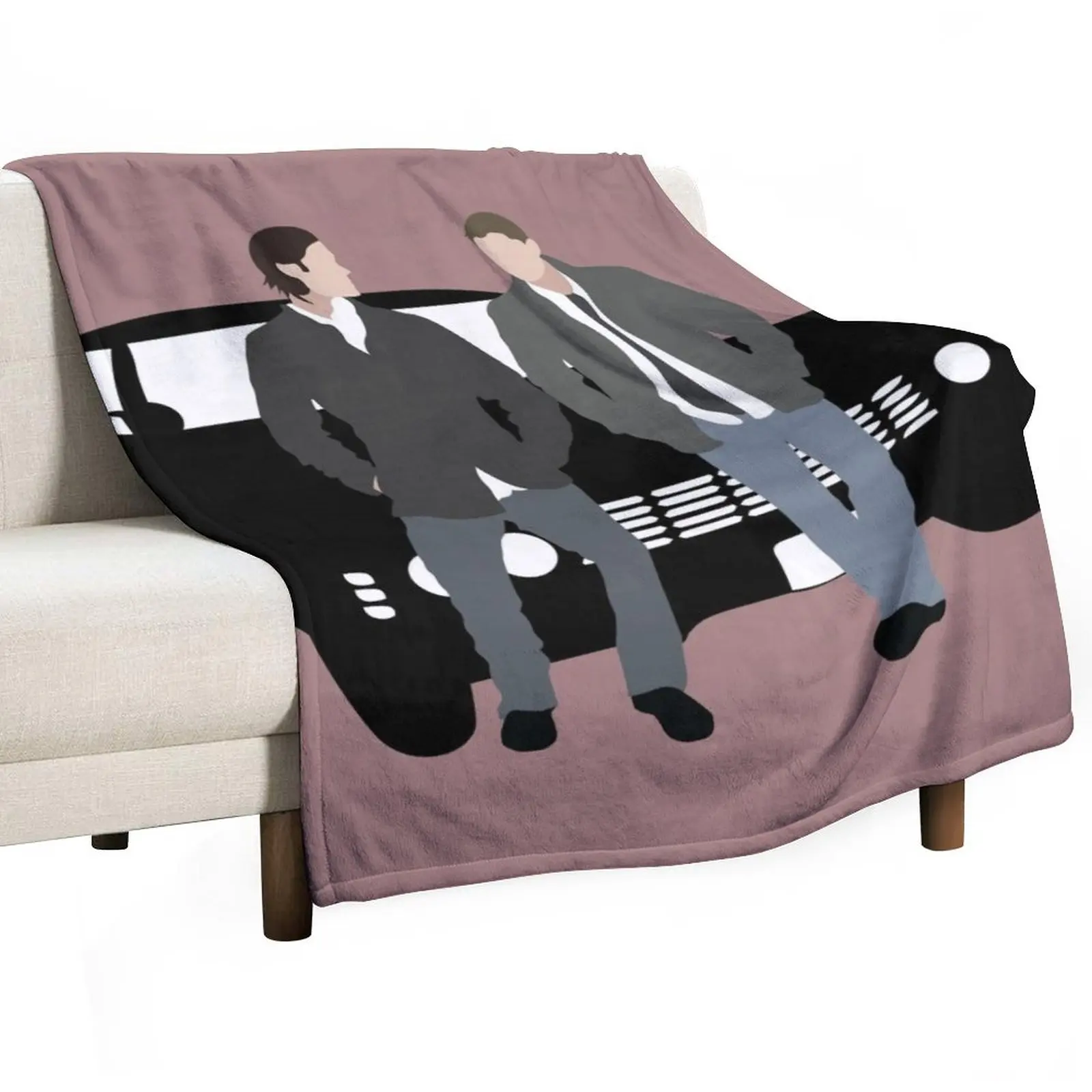 Supernatural - Sam & Dean Winchester Throw Blanket Large Heavy Blankets