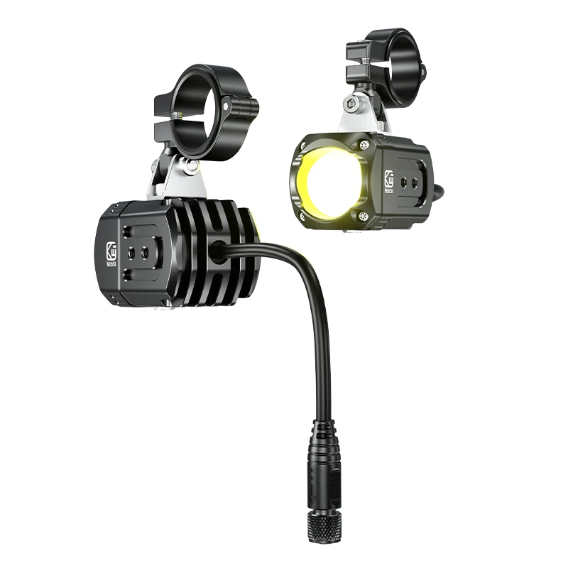 Wholesales Product 60W 6000K Ultra Bright Waterproof Car Motorcycle Spotlight Motorcycle Accessories