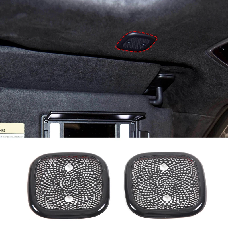 

For Range Rover Range Rover Sport/Vogue 2023 Car Roof Sound Audio Tweeter Speaker Trim Cover Sticker Stainless steel Accessories