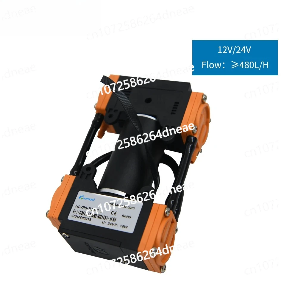 للمختبر والجمال كاموير 6-8L/دقيقة HLVP8 مضخة تفريغ الحجاب الحاجز موتور تيار مباشر الضغط السلبي 0.098Mpa منخفضة الضوضاء في الموازي/السلسلة #5