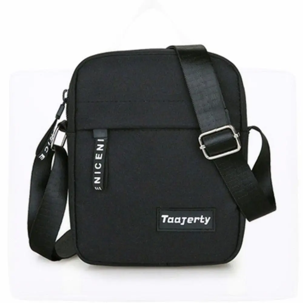 Męska nylonowa torba na ramię Solid Color Crossbody Bag Casual and Fashion Retro Bag Business Crossbody Bags for Men Hand Bag