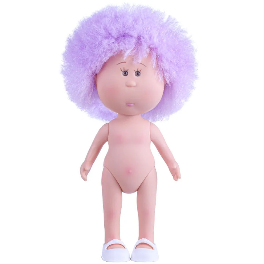 

Модная кукла Миа Потату с кудрявыми волосами, 24 см, с виниловым телом, подвижными суставами, темной кожей, для переодевания, фигурка для творчества, игрушка DIY