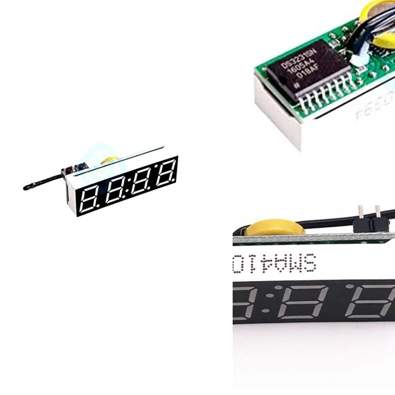 

3 In 1 LED DS3231 DS3231SN Digital Clock Temperature Voltage Module Time Thermometer Voltmeter Board DC 5V-30V