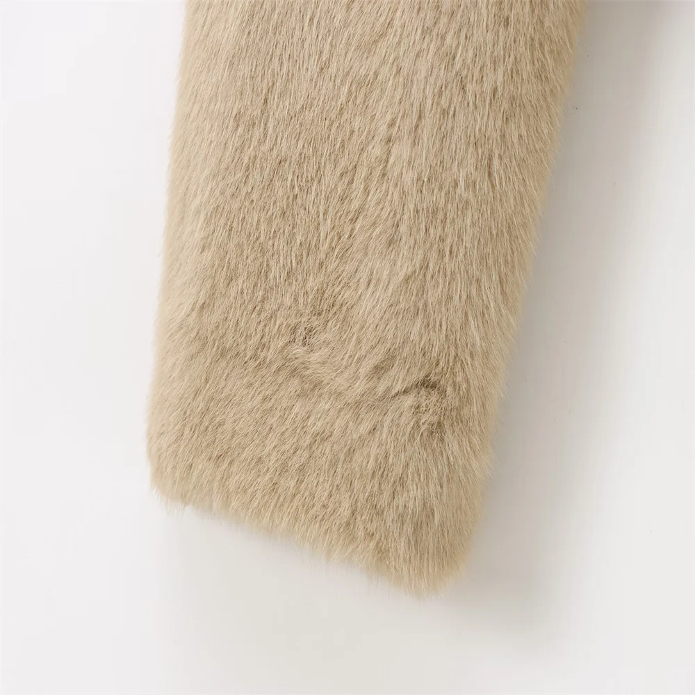 Autumn and winter women's clothing new fashionable and high-end handmade fur effect short jacket jacket