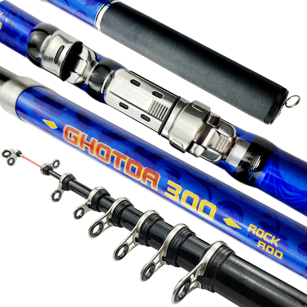 Telescopic Rock Fishing Rod 1.5M - 3.0M Spinning Carp Feeder Carbon Fiber  Mini Travel Ultra Light Fly Fishing Rods Surf Pesca - AliExpress 18
