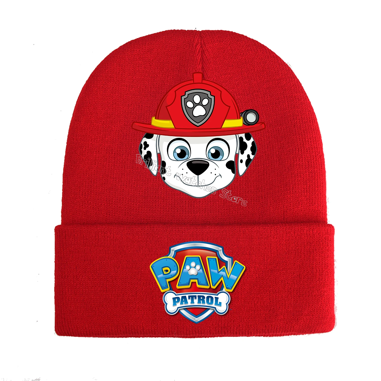 Paw Patrol czapka z dzianiny dla dzieci Cute Cartoon Knitteds Cap Kids Anime Hip Hop Finger Caps dekoracje Skullies czapki prezent