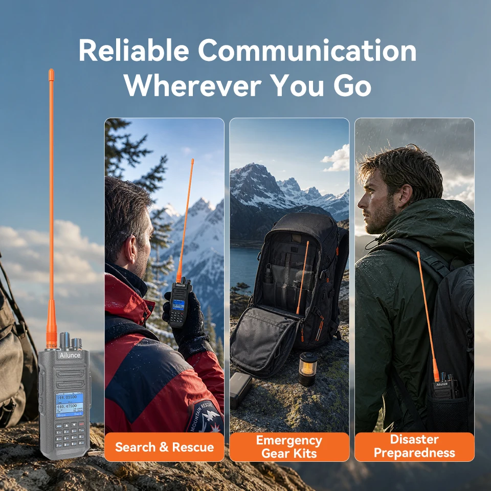 Retevis RHD-771 SMA-F Walkie-Talkie-Antenne, 39 cm, High-Gain-Ersatz für Baofeng UV-5R H-777 RT5R Radtel RT-950 PRO – Detail 9