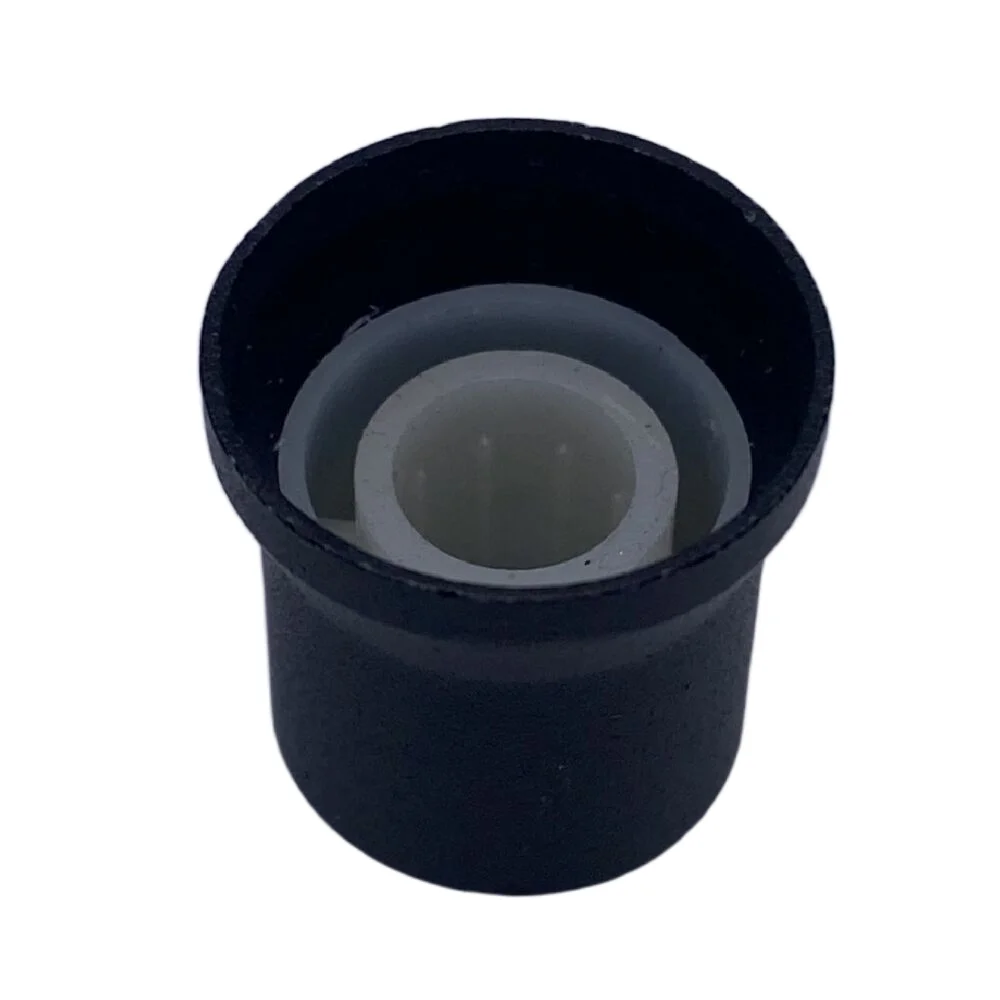 Perilla de Control de potenciómetro de aleación de aluminio, 1 piezas, 15x15mm (d x h), tapa de perillas de Audio de volumen para eje moleteado de 6mm de diámetro