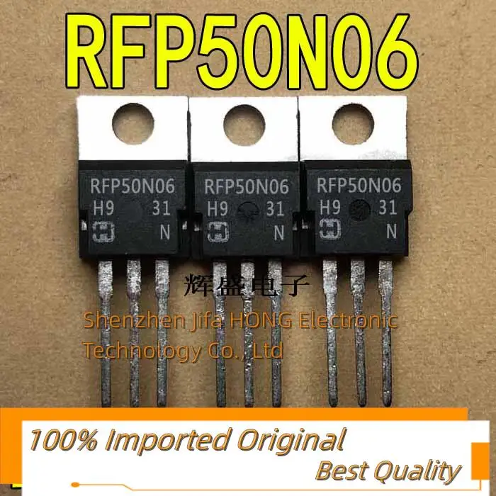 10 pz/lotto RFP50N06 TO-220 MOSFET 50A 60V N-Channel migliore qualitàdavvero Stock originale