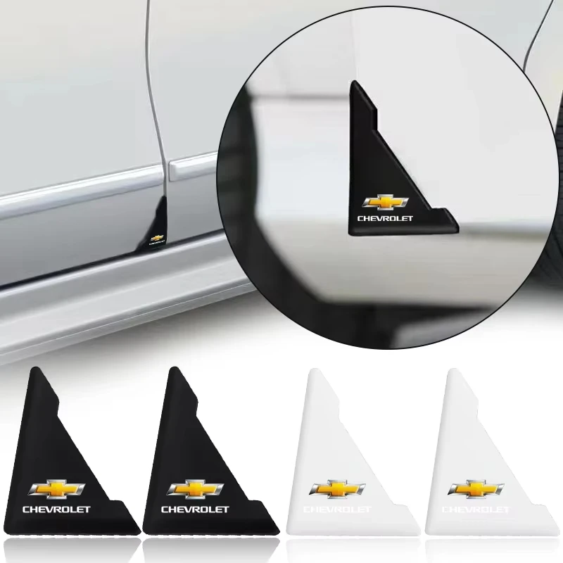 Capas de impacto de porta de carro de silicone de 2 pacotes, protetores de canto de porta para carros Chevrolet. peças automotivas