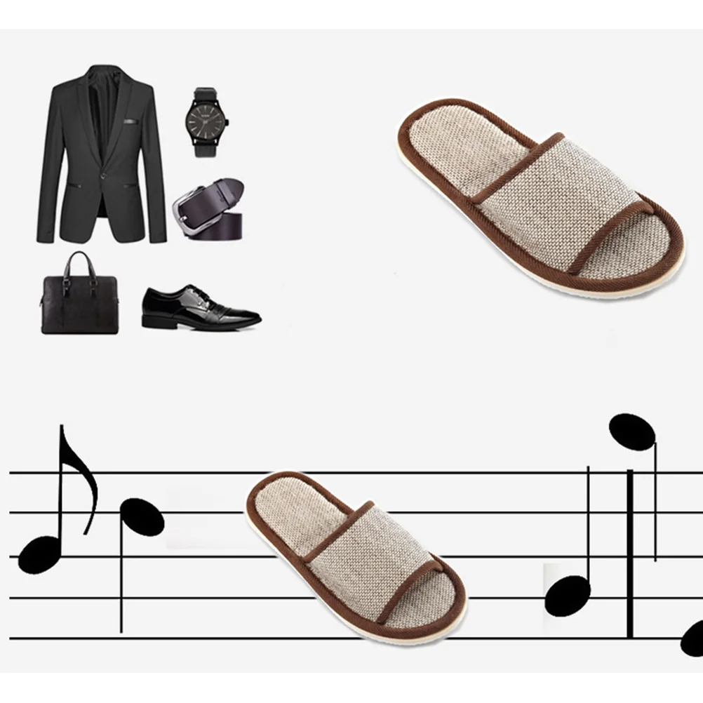 2Pairs الصيف إيفا النعال 29 سنتيمتر المضادة للانزلاق القطن الكتان خفيفة الوزن دش النعال المنزل غير مقاوم للماء إيفا باطن #2