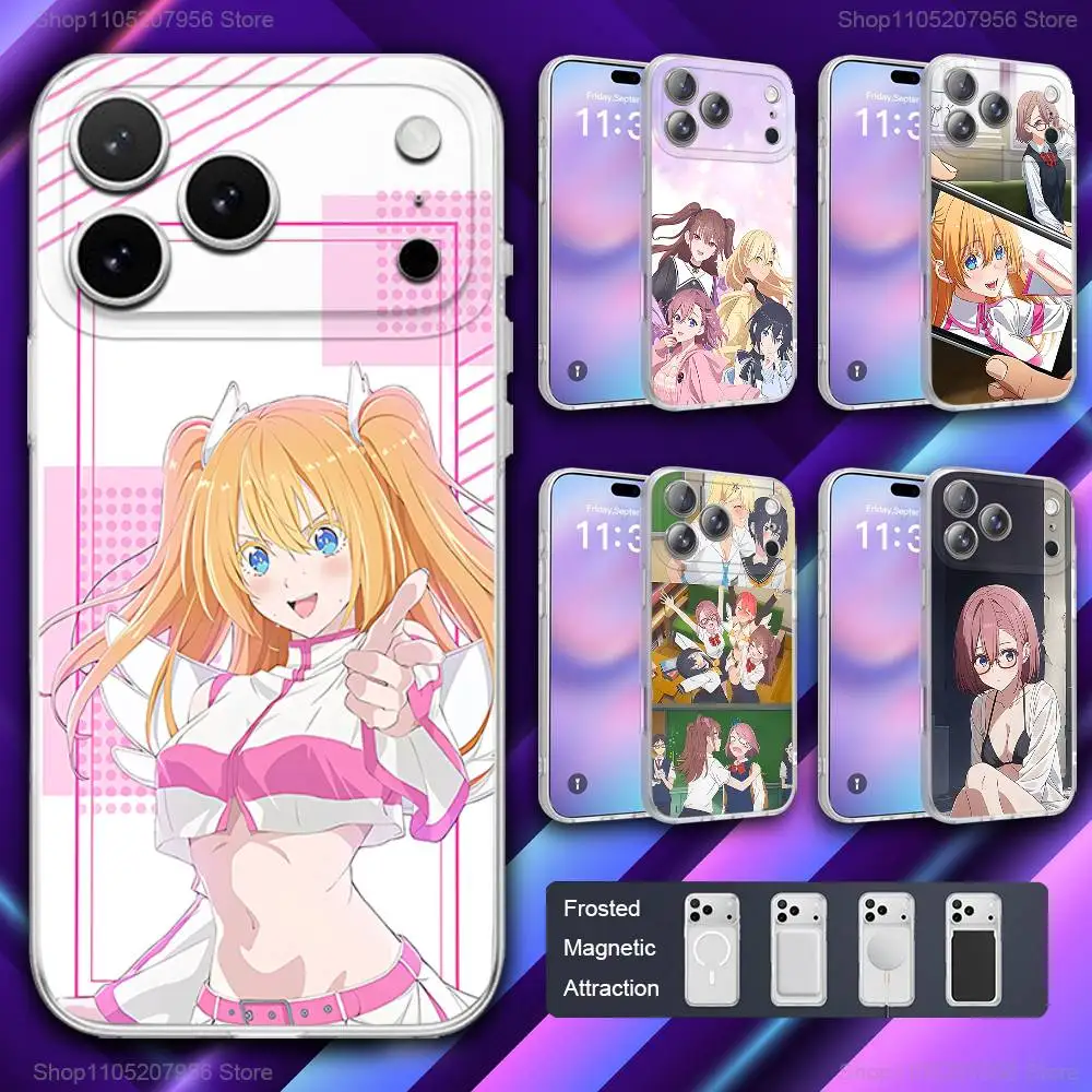 

2.5 D-Dimensional Seduction Phone Case For iPhone 11,12,15,14,13,17,16,Pro,Plus,E,Max,Air,Mini Magnetic Frosted Cover