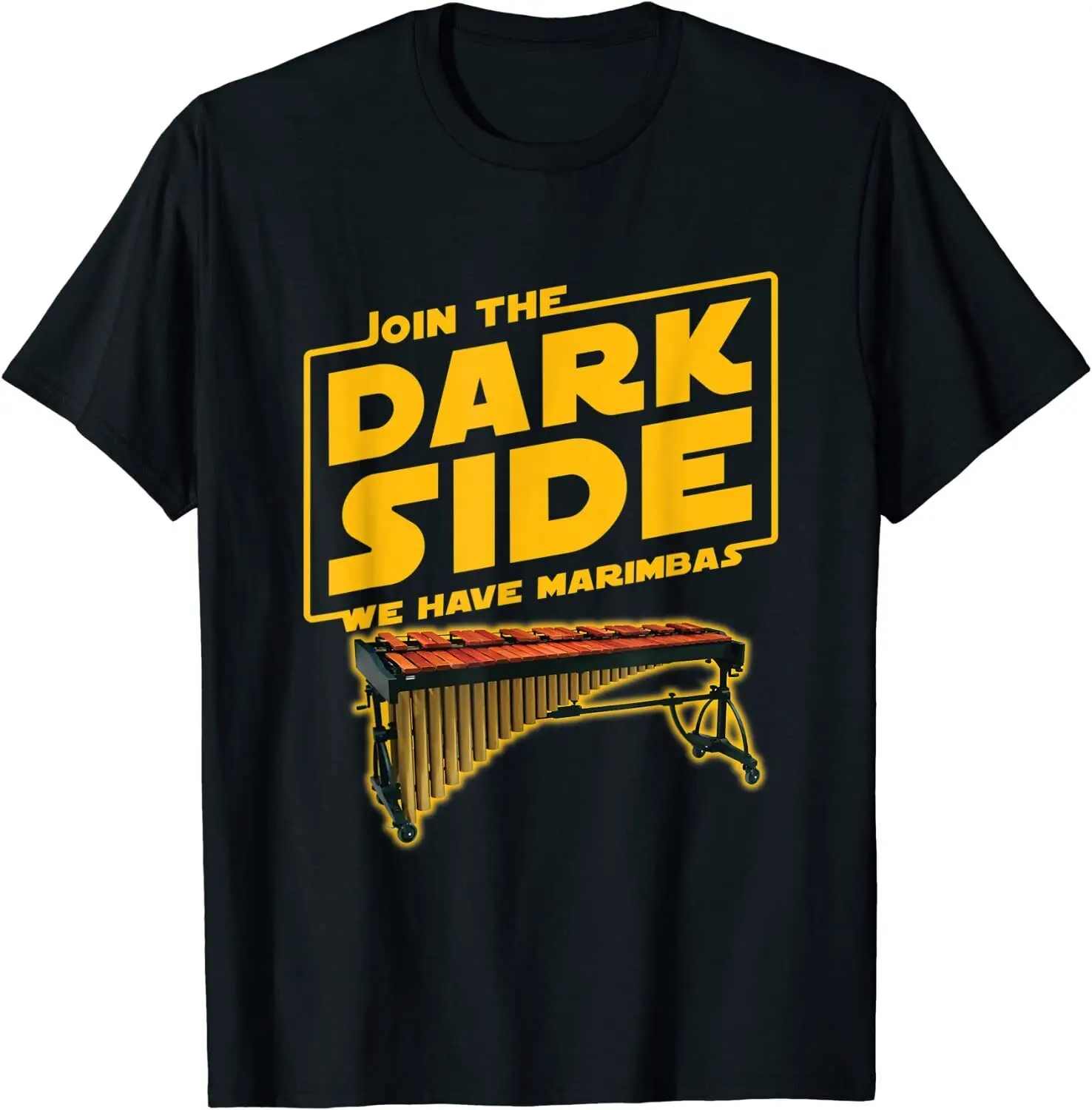 New Limited Funny Join The Dark Side Marimba Player T Shirt Usa S Xxl