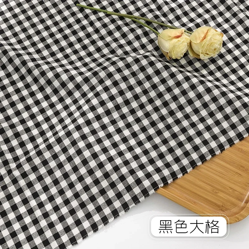 100% Cotton Plaid Fabric for DIY Projects