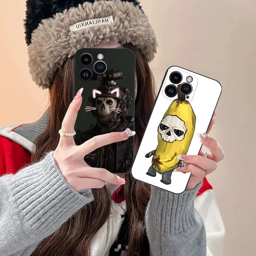 

C-COD Call Of D-Duty Phone Case For iPhone 16,15,14,13,12,11,Plus,Pro Max,XS,X,XR,SE,Mini,8,7 Soft Silicone Black Cover