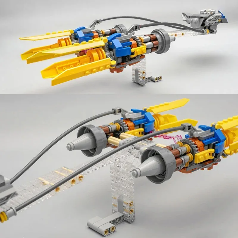 

NEW The Phantom Menace Anakin's Podracer MOC Building Blocks 20th Anniversary Edition Assemble Bricks Model DIY Toys Gifts