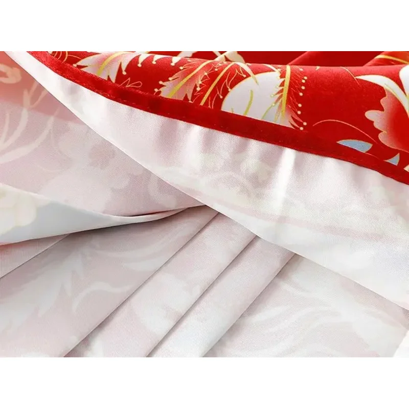 Elegant Ethnic Hanfu Pleated Skirt Women Long Chinese Style Horse Face Skirts Vintage Party Wear Vestido De Festa Faldas Mujer