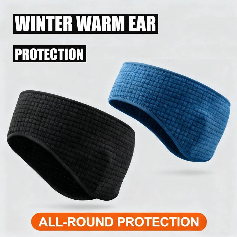 

Winter Ear Warmers Headband Fleece Headband Running Cycling Thermal Ear Muffs Hiking Ski Moisture Wicking Sport Headband