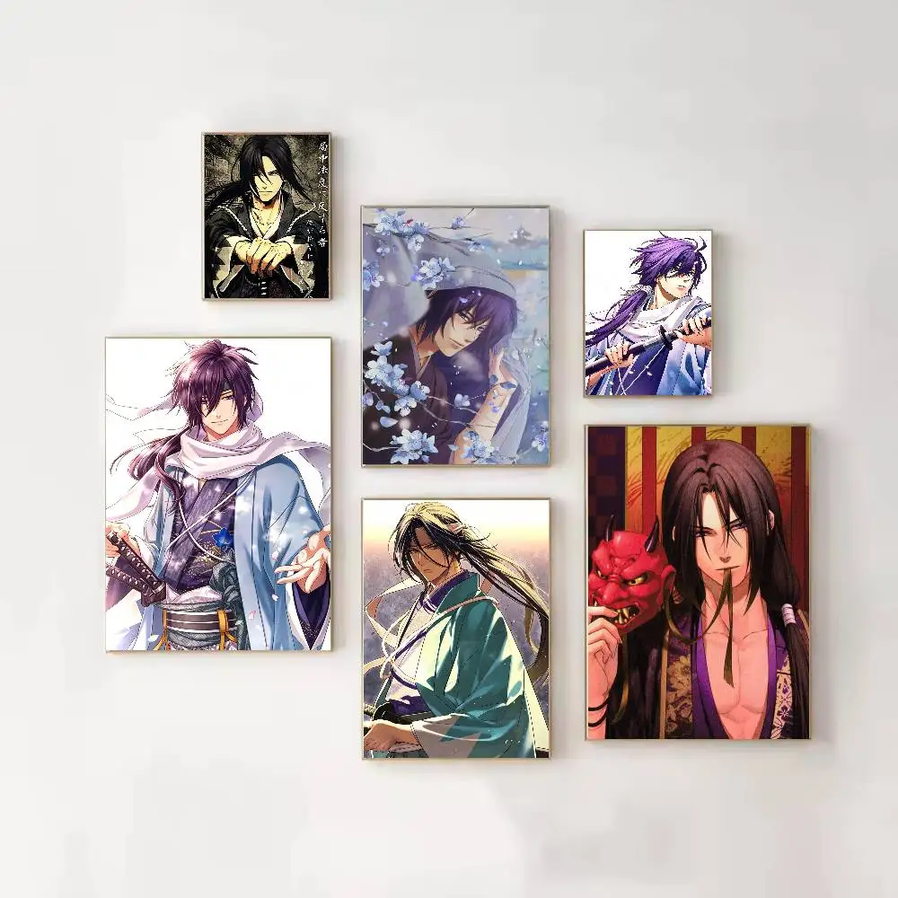 

H-Hakuoki-S Poster HD Quality Wall Art Retro Posters For Home Room Wall Decor Self Adhesive