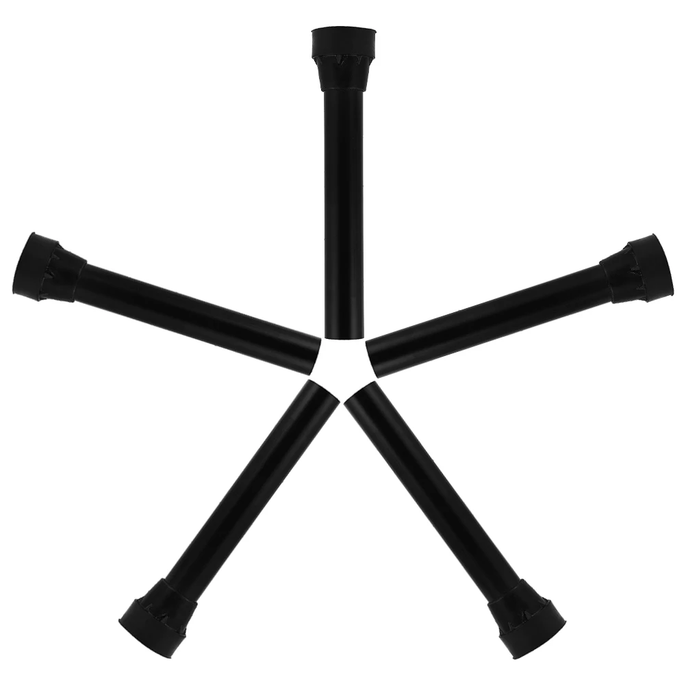 

5Pcs Trampoline Leg with Rubber Pad Stainless Steel Frame Weather Resistant Non-Slip Leg Covers for Stable Bounce Replacement