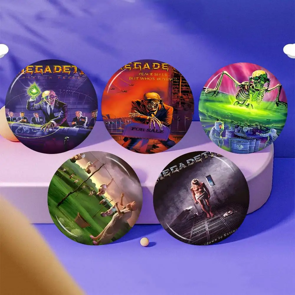 Heavy Metal Rock Band Megadeths Album Creative Tinplate Soft Button Pins Icon Brooch Lapel Backpack Badge Accessories Pin