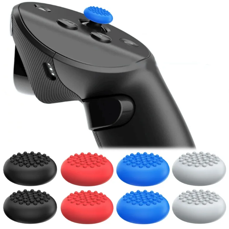 Silicone Thumbstick Caps for Meta Quest3 VR Controller Protective Sleeve Replacement Joystick Cover for Meta Quest 3 Accessories