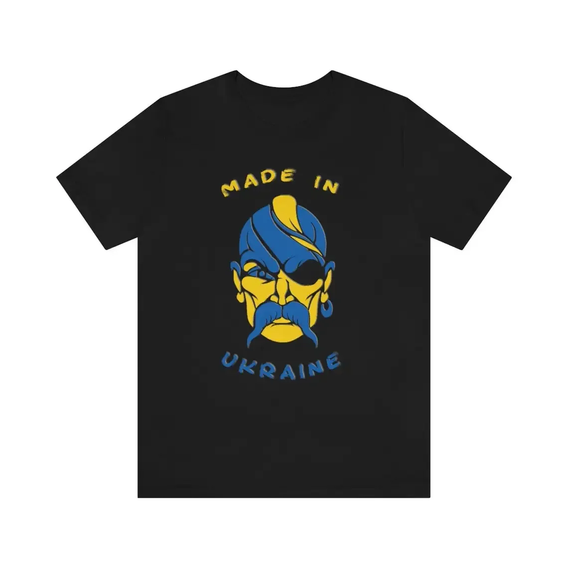 

Ukrainian Patriot Cossack Warrior Ukrainian Flag T Shirt. Short Sleeve 100% Cotton Casual T-shirts Loose Top Size S-3XL