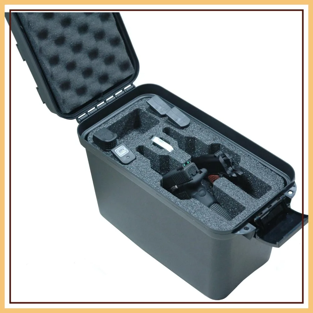 

Pre-Cut Top Loader Case for 2 Revolvers/Pistols with Silica Gel to Prevent Gun Rust