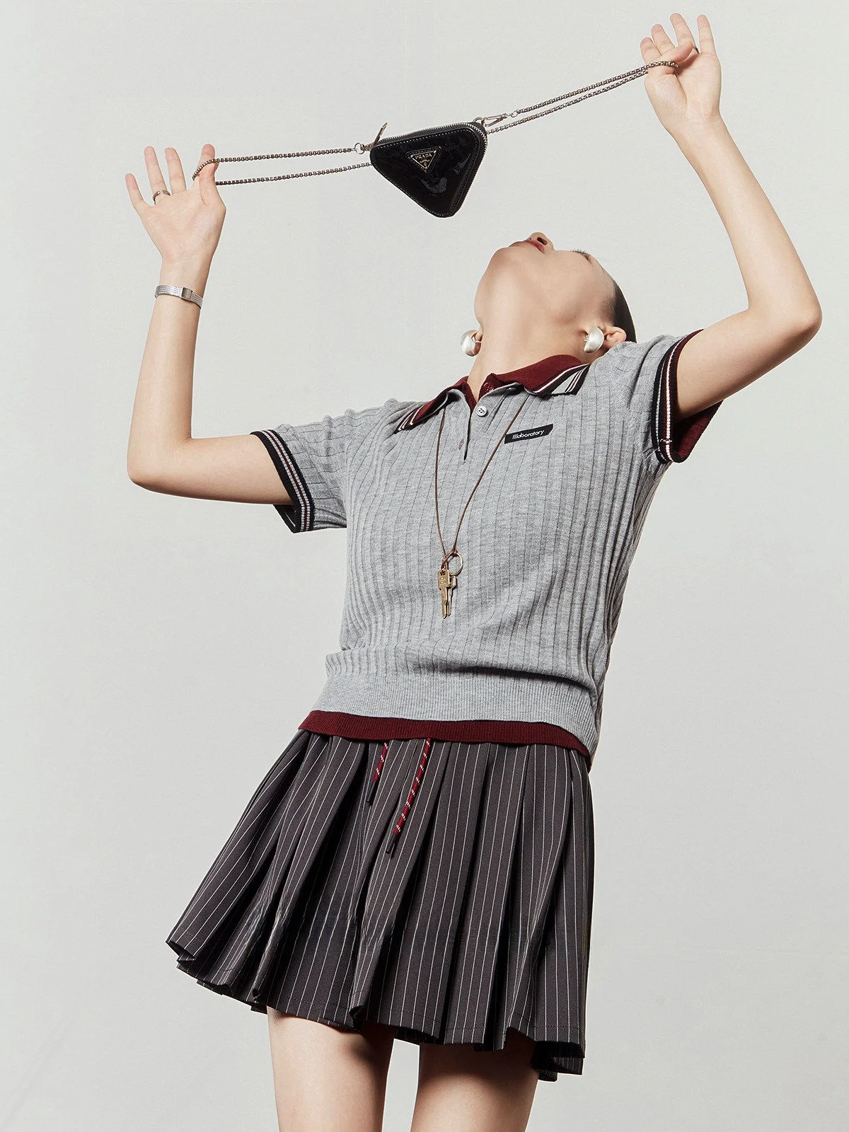 

ay Ne Knitted Sweater Women's Commute Slimming Miu Sle Top Briti Sle Slim Fit ort Sve round Ne Sweater