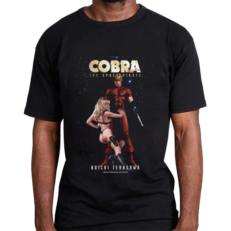 Blue Rose The Space Adventure Cobra Anime t shirt Men's gift Tee Cool present Cartoon Sweatshirt All