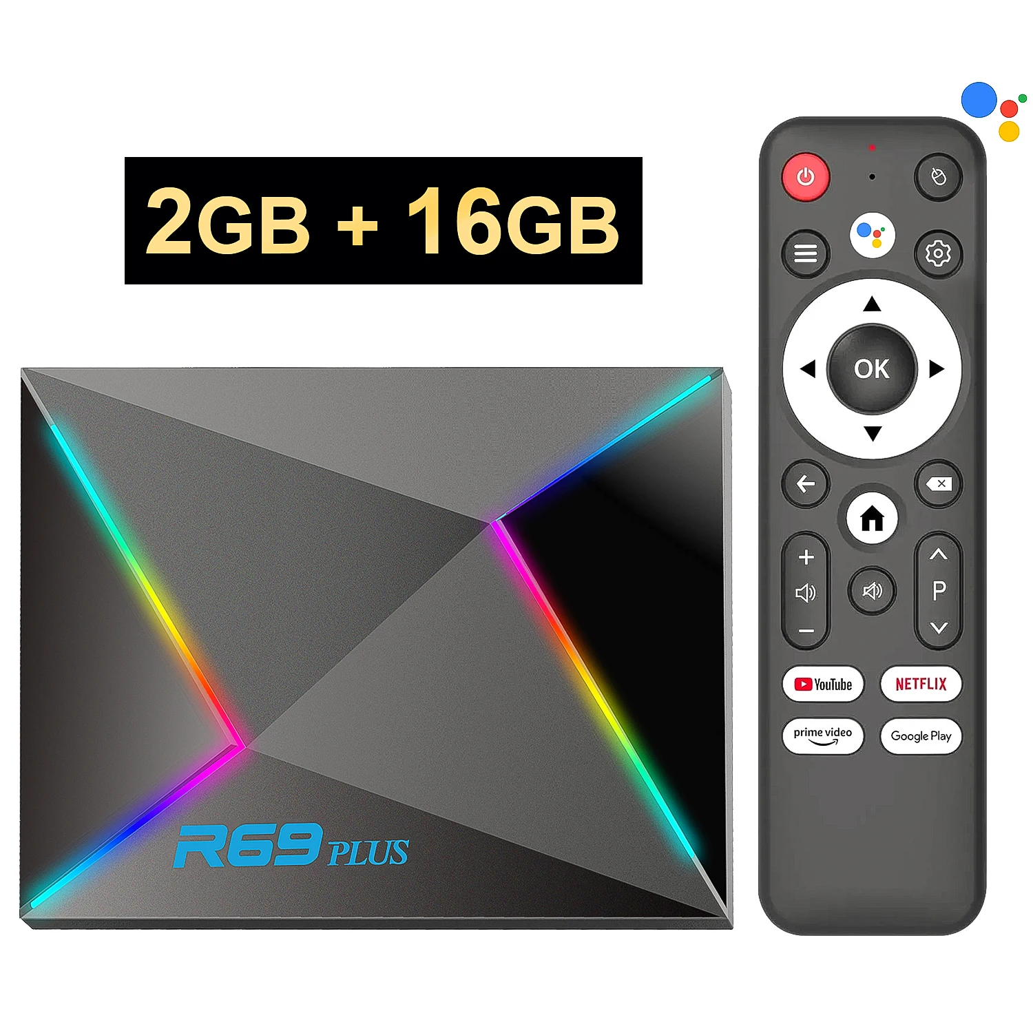 Janmifly R69 Plus Sprachsteuerung TV Box Ultra HD 8K Allwinner H728 Octa Core Unterstützung Netflix TV Box WIFI 6 Set Top Box 6