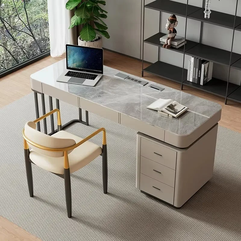 Vertical Conference Computer Desks Drawers Storage Executive Work Laptop Table Bedroom Cabinets Mesa Para Notebook Furniture