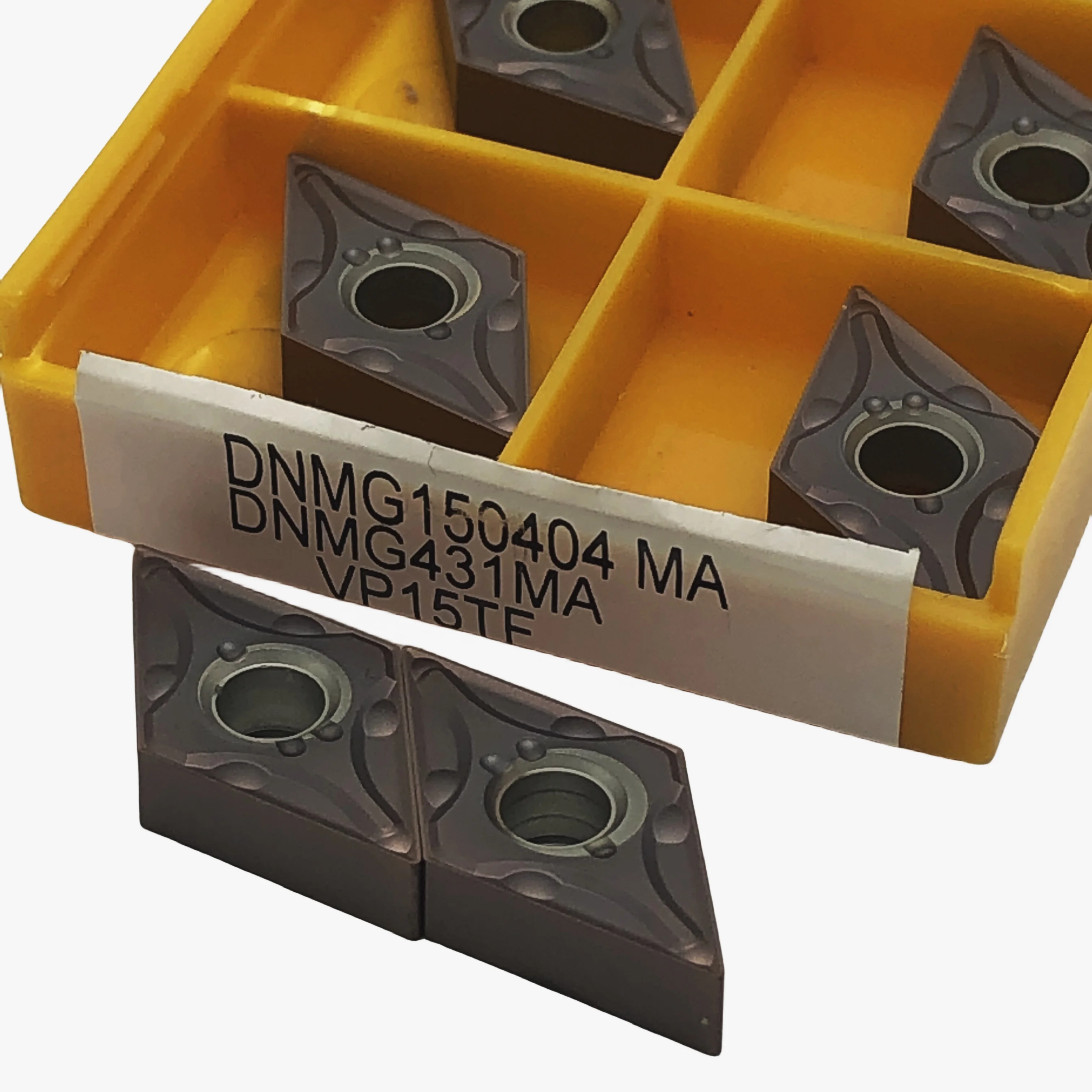 เครื่องกลึงเหล็กสแตนเลสเครื่องตัด mesin bubut CNC เครื่องมือกลึง DNMG150404 Ma DNM150408 VP15TF คาร์ไบด์ UE6020