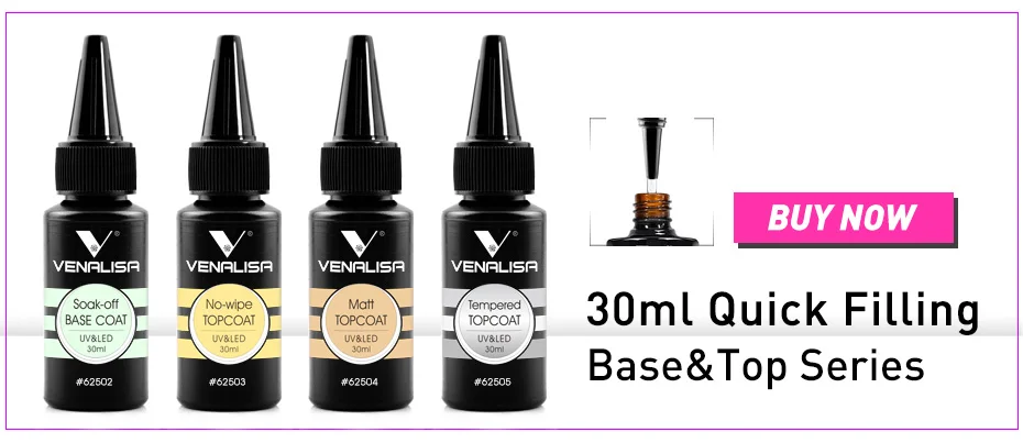 Venalisa Gel-Nagellack-Set, VIP-Kollektion, HEMA-FREI, Nagelgel, rosa Farbe, semi-permanenter Lack, Marken-Geschenkset, 6 Stück x 7,5 ml – Detail 3